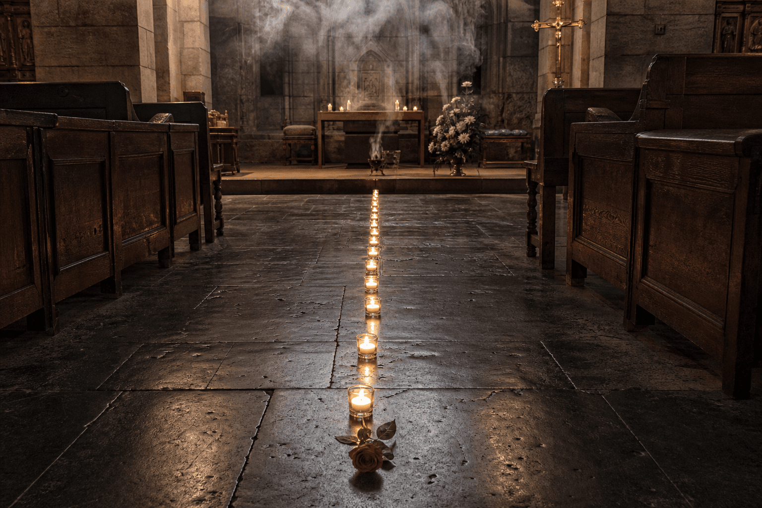 Yozgat Geri Getirme - kilise ortamında büyü ritüeli görseli
